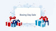 © Gagal - Boxing Day Sale Promotion with Gifts and Snowflakes