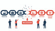© Penguin Daily - Economic Recession A broken chain symbolizing the breakdown of business, employment, and market connections, highlighting financial downturn