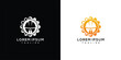 © Ilinois - Construction Engineering Safety House Gear Logo Design