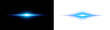 © ATIQULISLAM - Abstract blue light streak effect isolated on transparent background luminous horizontal rays flare beam glowing energy flash motion trail dynamic digital laser burst element