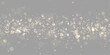 © ikril - Floating light spots, lens flare and sparks texture. Gold bokeh awards glamour background. Abstract golden light burst. Christmas holiday vector concept png