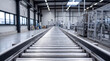 © AVA - Automated conveyor belt system in a modern factory production line