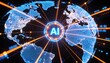 © igor.nazlo - AI Network Intelligence Monitoring Worldwide Internet Traffic and Digital Security