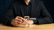 © MdSuhel - Businessman choosing approve check mark over reject option on wooden block