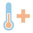 © MARINA - Thermometer and medical cross symbol