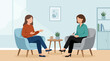 © Orhan - Psychotherapy or counseling session between a psychologist and patient