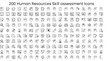© frameforge - Human Resources Skill Assessment Icons Set