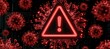 © Hero Design - Digital virus computer ransomware. Generative AI technology.