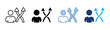 © IYAHICON - Flexibility icon set multiple style collection