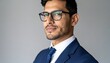 © nanskyblack - Professional businessman in eyeglasses with a confident and polished look.