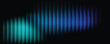 © WHY - Abstract Vertical Light Stripes with Teal to Blue Gradient on a Dark Background