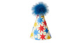 © Friedrich - Party hat with blue pom-pom and star pattern