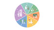© Rahmad - Conceptual clock graphic illustrating daily acts of community service, social responsibility, and individual contributions, symbolizing continuous positive impact and societal betterment