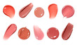 © boogiee - Cosmetic makeup beauty  swatch of lip tint gloss texture png