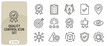 © Abir Creative Studio - Quality control icon set thin line icons for business, management, and production process vector illustration