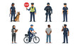 © Basecamp - Police officers and law enforcement characters vector set