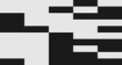 © Iruzzayne - A minimalist abstract design of alternating black and white rectangles forming a bold geometric composition.