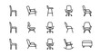 © manuk - Collection of various office chairs.