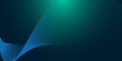 © mas - Digital technology speed connect blue green background, cyber nano information, abstract communication, innovation future tech data, internet network connection, Ai big data, line dot illustration