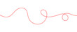 © Top Stock 4YOU - Abstract red wavy line ribbon squiggle vector illustration