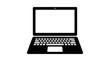 © Zifot - Vector illustration of black laptop icon on a transparent background