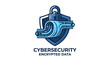 © Duren - Cybersecurity Shield with Encrypted Data Flow and Padlock Icon