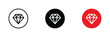 © ARIF AHMED 06 - Diamond shape icon set featuring card suit geometry casino game symbols and minimalist vector illustration design