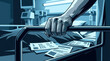 © RAFLY - Fist Clenching Hospital Bed Rail Over Medical Documents