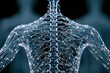 © Lightning - Abstract rendering of a human nervous system with glowing electrical signals against a dark background, representing complex neural networks and scientific exploration