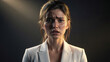 © Miftakhul - Close-up portrait of a distressed woman with tears streaming down her face, dramatic lighting and bokeh effect, concept for emotional struggle, mental health awareness and empathy