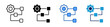 © Anneyra - procedure icon set multiple style collection