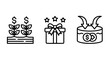 © MdRuhul - Finance and wealth growth conceptual line icons with investment business increase interest corporate financial development strategy management presents agriculture illustration commerce