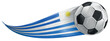 © doom.ko - Wavy and sinuous line in the national flag of Uruguay. vector illustration