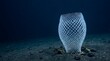 © Wnd - Abstract glowing crystalline lattice structure in deep sea environment