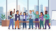 © jennifermasonia - Diverse group of coworkers celebrating.