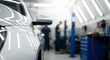 © warto - Car in a modern automotive workshop.