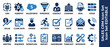 © momon - Sales CRM Icons Set: Business, Marketing, Customer Relationship Management, Data, Strategy