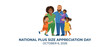 © Kusmini_Bintimawardi - Happy Diverse Plus Size Family Standing Together Vector Illustration