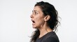 © Juliana - Woman screaming in fear with wide open mouth and terrified expression