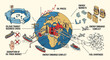 © Fitrotul - Global energy crisis conceptual illustration with oil prices conflict economic disruptions and market challenges