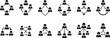 © MEHERUB - Business hierarchy vector icon set team structure management leadership collaboration and organizational chart graphics