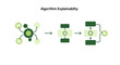 © Nicole - Algorithm Explainability Illustration for AI Transparency and Machine Learning Process Logic Mapping