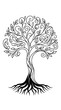 © raj - Sacred Tree of Life Flowing Roots