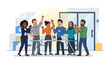 © Jersey - Diverse Team Celebrating Success.