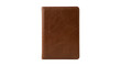 © popploy03 - Blank classic brown leather notebook cover mockup