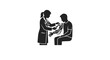 © jongaNU - Doctor taking blood pressure of patient.