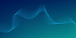 © Ida - Digital technology speed connects blue green background, cyber nano information, abstract communication,