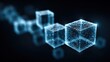 © Renderly - Blockchain abstract concept digital future technological innovation