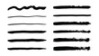© MdAshfakurRahman - Black brush strokes on white background