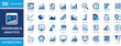 © Jannatul - Dashboard and analytics icon set. Featuring business intelligence, data visualization, KPI metrics, performance reports, financial charts, statistical analysis and growth monitoring.